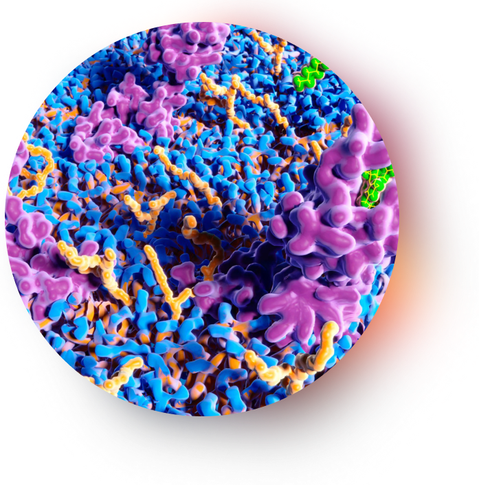 Scientific graphic of cannabinoid molecule